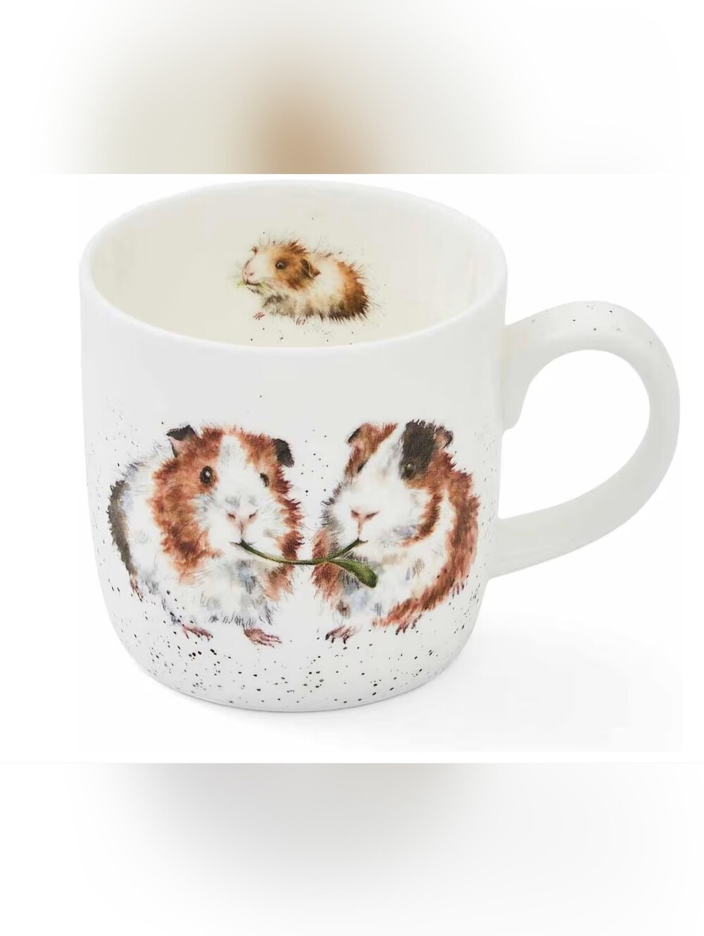 Royal Worcester Wrendale Designs Lettuce Be Friends Guinea Pig Mug